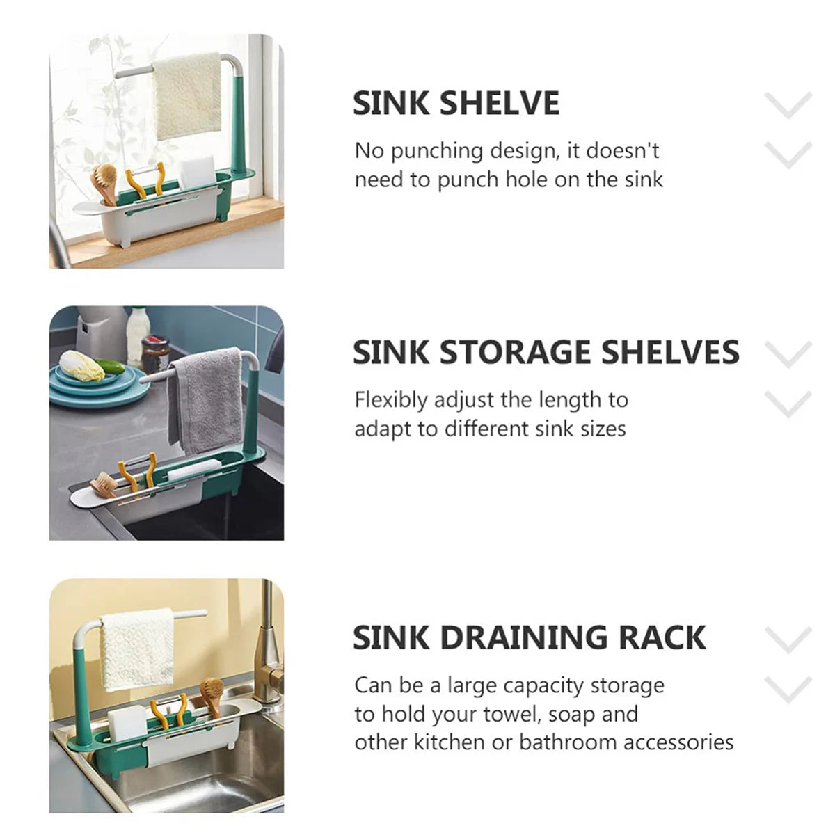 Expandable Kitchen Drying Basket Rack For Kitchen Use 03