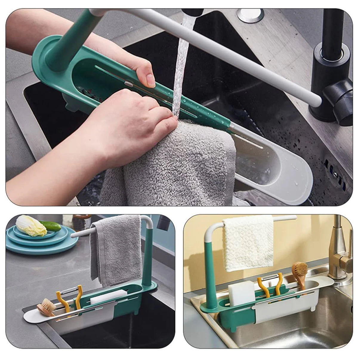 Expandable Kitchen Drying Basket Rack For Kitchen Use 03