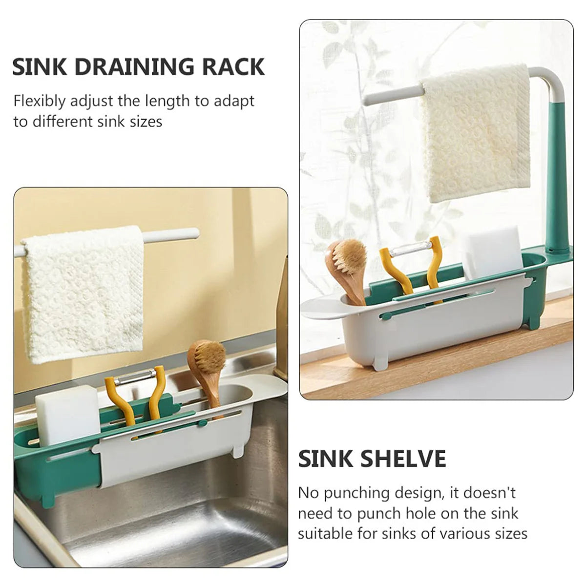 Expandable Kitchen Drying Basket Rack For Kitchen Use 03
